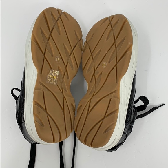 Jeffrey Campbell Limit platform sneakers black puffy chunky shoe patent 7.5 - Picture 6 of 6